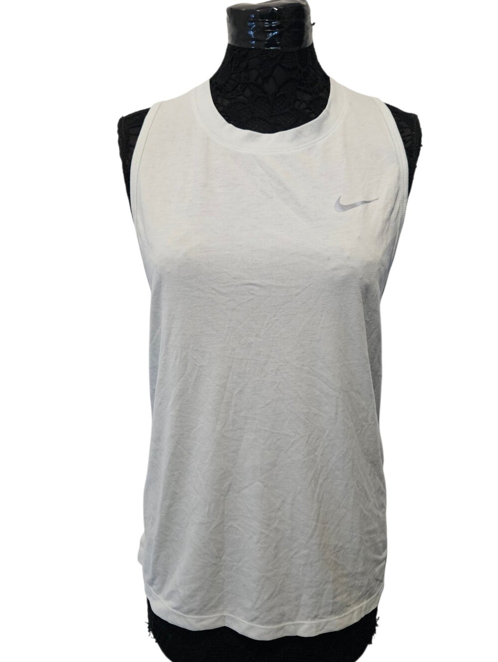 Nike Dri-Fit Racerback Running Tank Top Pale Green AT4170-005 Women's Size‎ XL